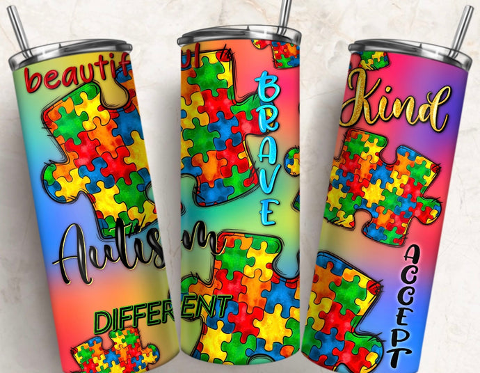 Autism Brave Tumbler