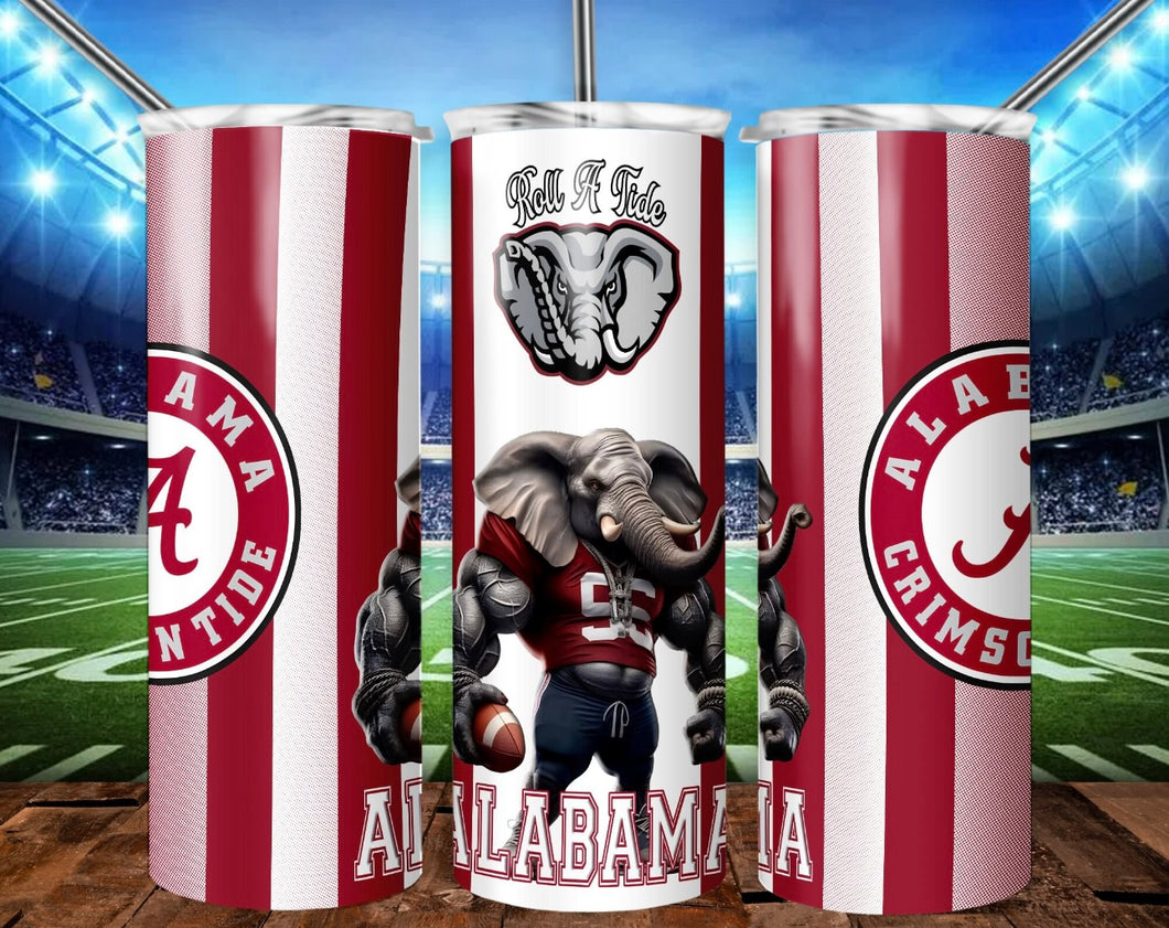 Alabama Roll Tide Tumbler