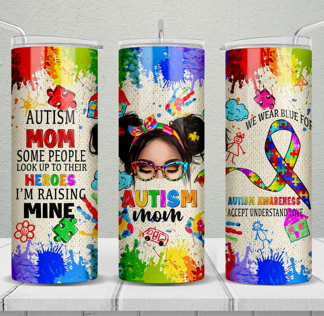 Autism Mom Tumbler