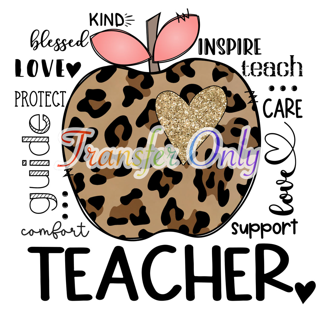 Teacher Apple- Transfer Only