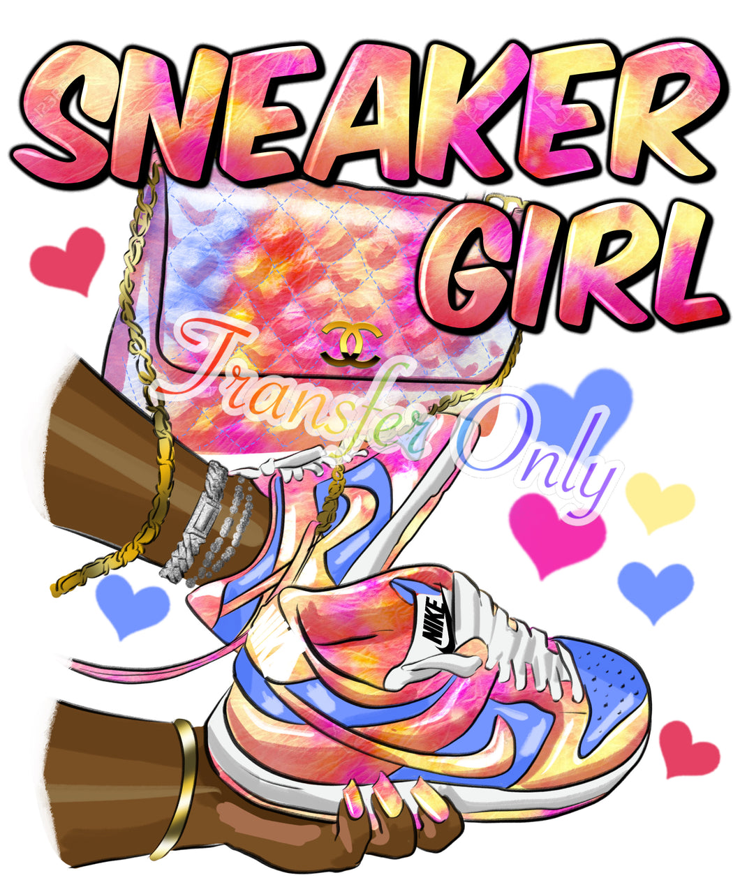 Sneaker Girl - Transfer Only