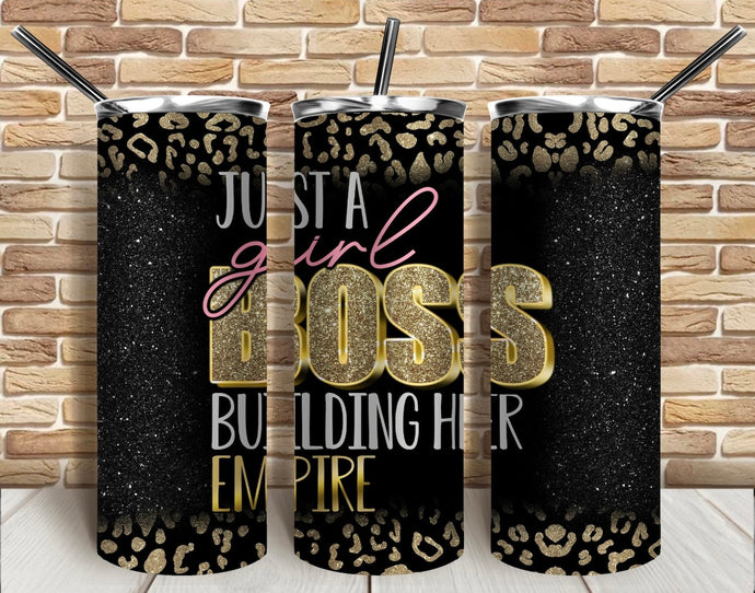 Just A Girl Boss Tumbler