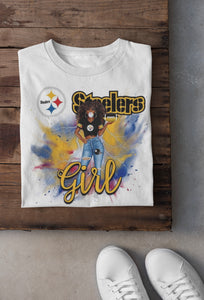 InspireTeesbyPaula Steelers Girl Tee XL