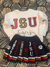 Load image into Gallery viewer, JSU Kids Skirt Outfit